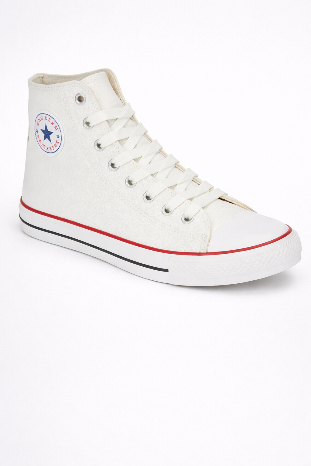 Vulcanised Skateboard Sneakers Shoes for Men - White