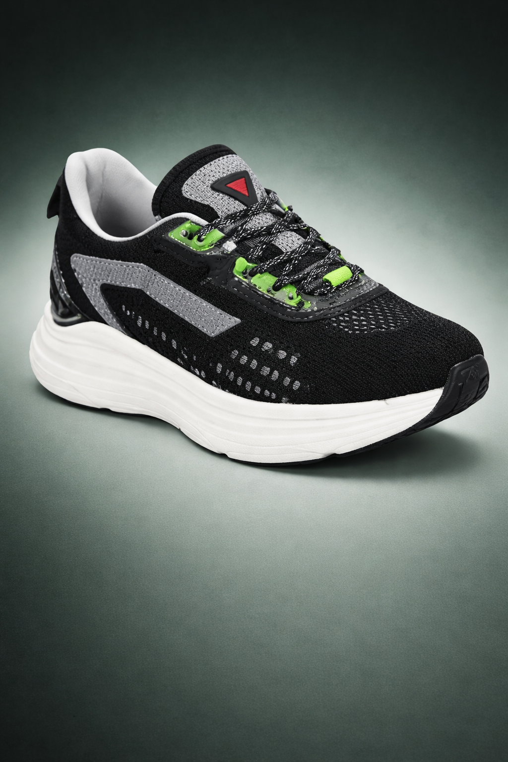 Cloudwalk Knitted Sports Running Sneakers Shoes. - Blue/Grey