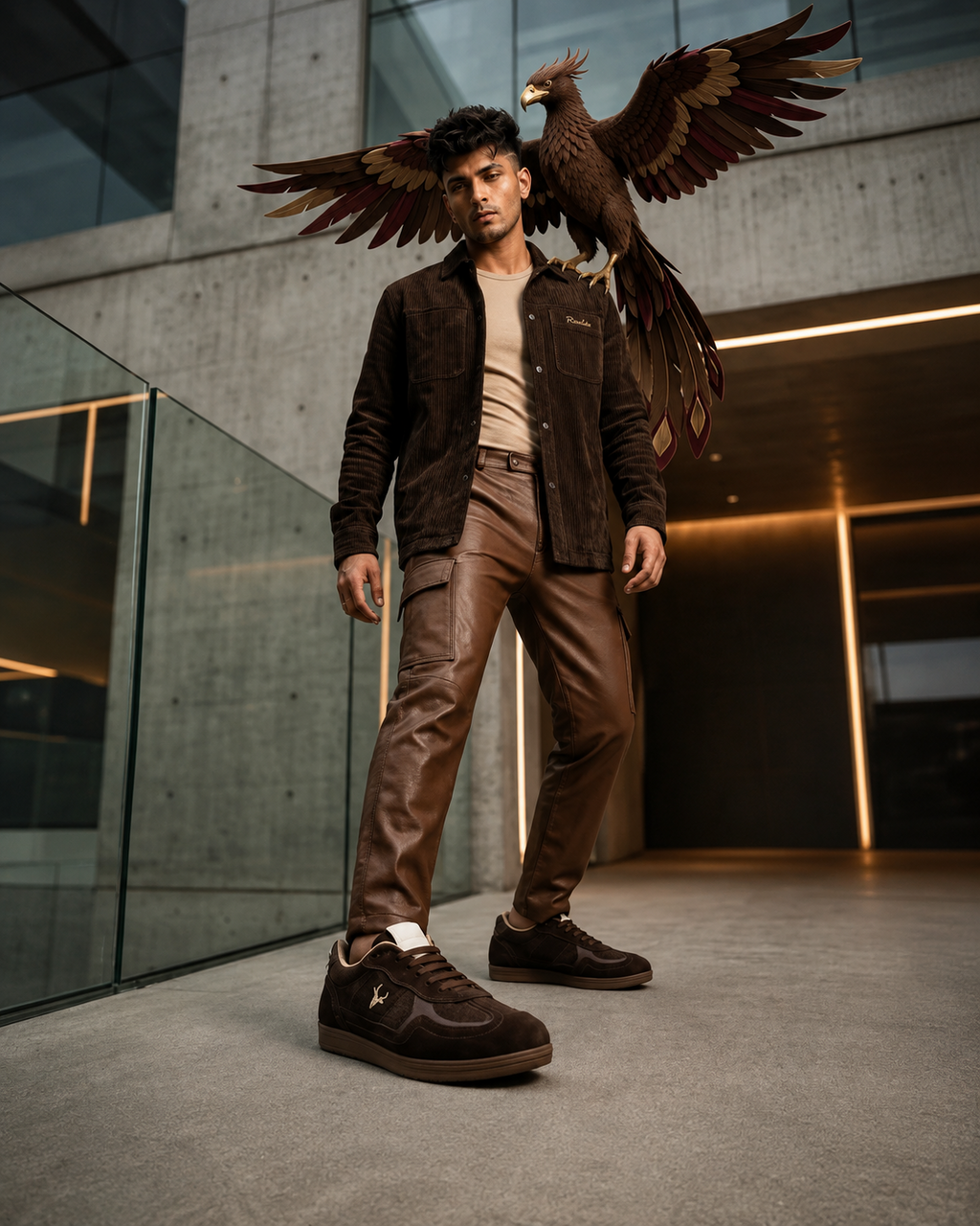 Unisex Phoenix v1.0 handmade leather sneaker shoes for men and women|Retro court sneaker| lifestyle Casual comfort shoe
