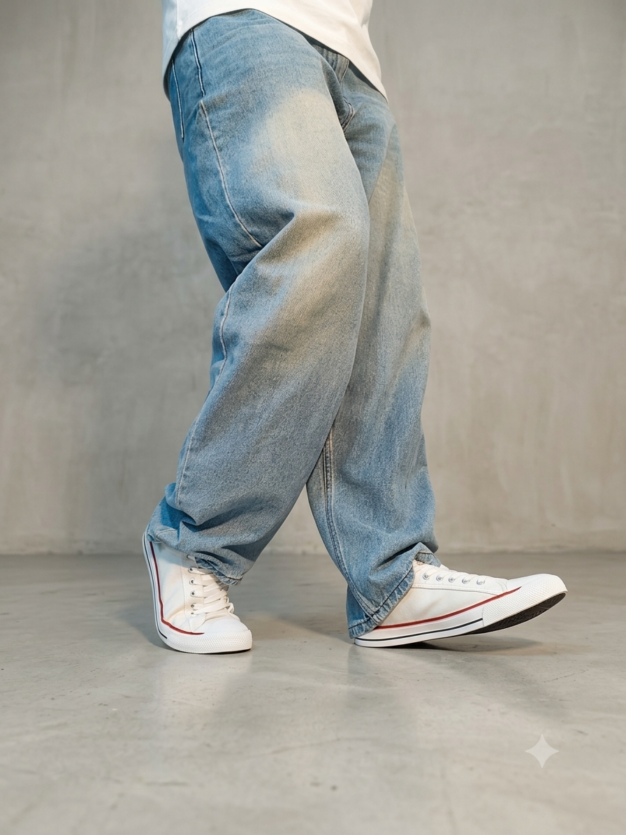 Vulcanised Skateboard Sneakers Shoes for Men - White (HRL2076WHT)