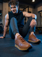 Men's Tan Ankle Length Boots for men