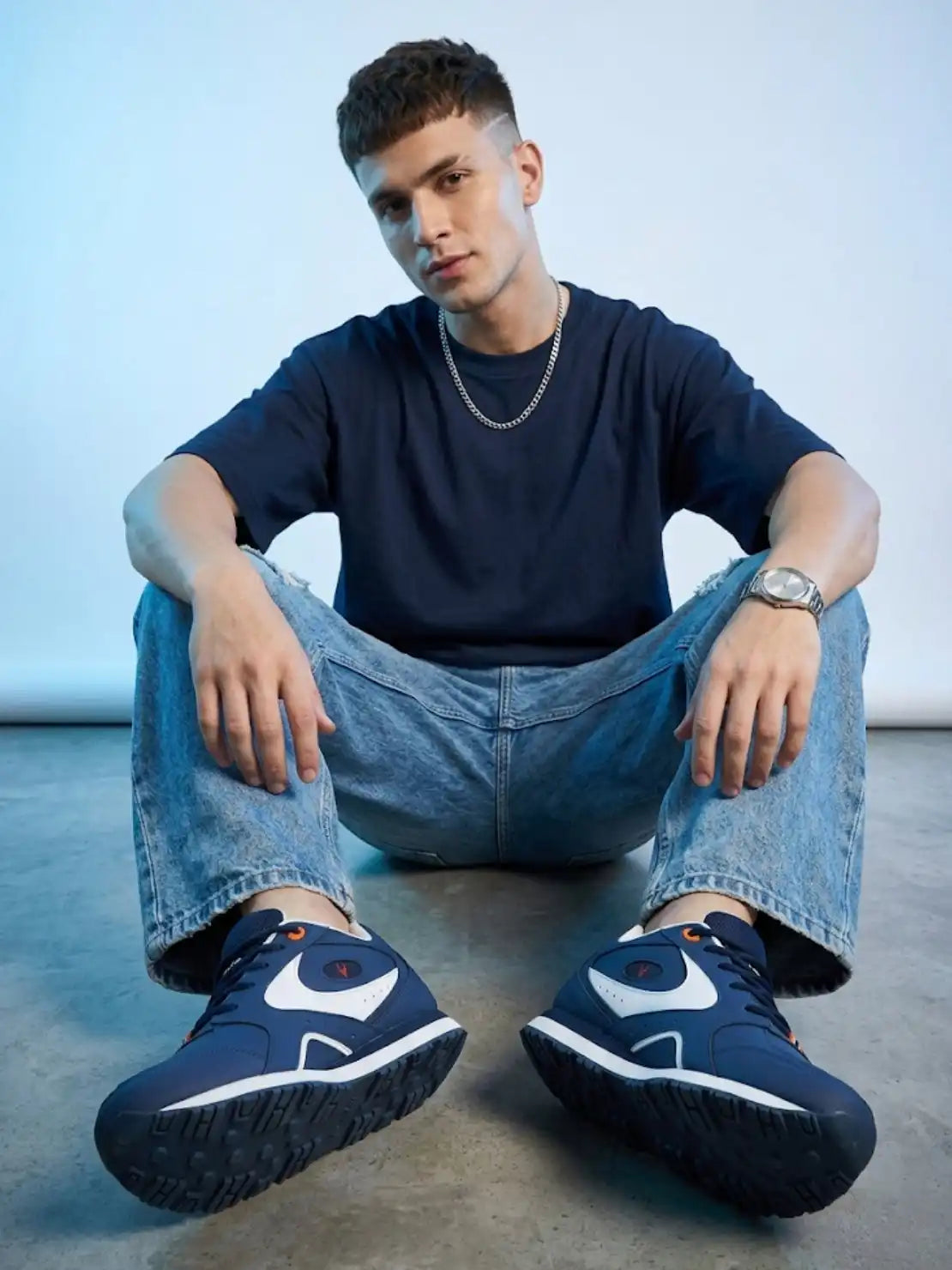 Multisport Sneaker Shoes- Blue (HRL1852B)