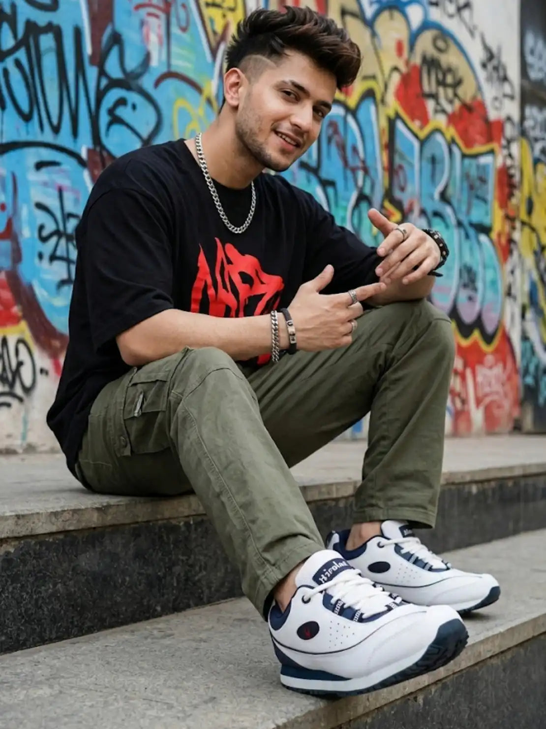 Multisport Sneaker Shoes- White (HRL1887W)