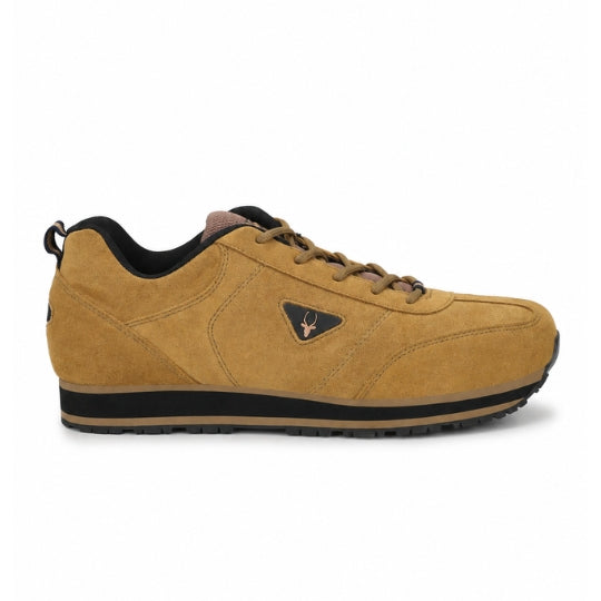 Men's Multisport Leather Sport Shoes -Camel