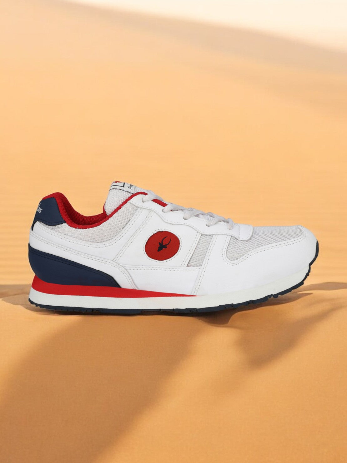 Multisport Jogger Shoes- White/Red (HRL1954WTR)