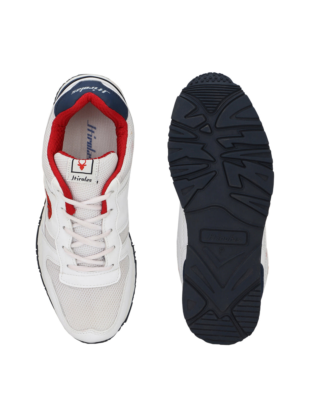 Multisport Jogger Shoes- White/Red (HRL1954WTR)