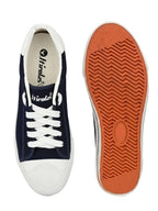 Vulcanised Skateboard Sneakers Shoes for Men - Blue (HRL2076BLU)