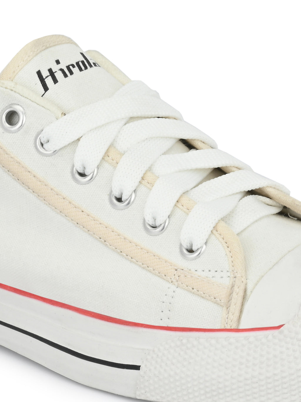Vulcanised Skateboard Sneakers Shoes for Men - White (HRL2076WHT)