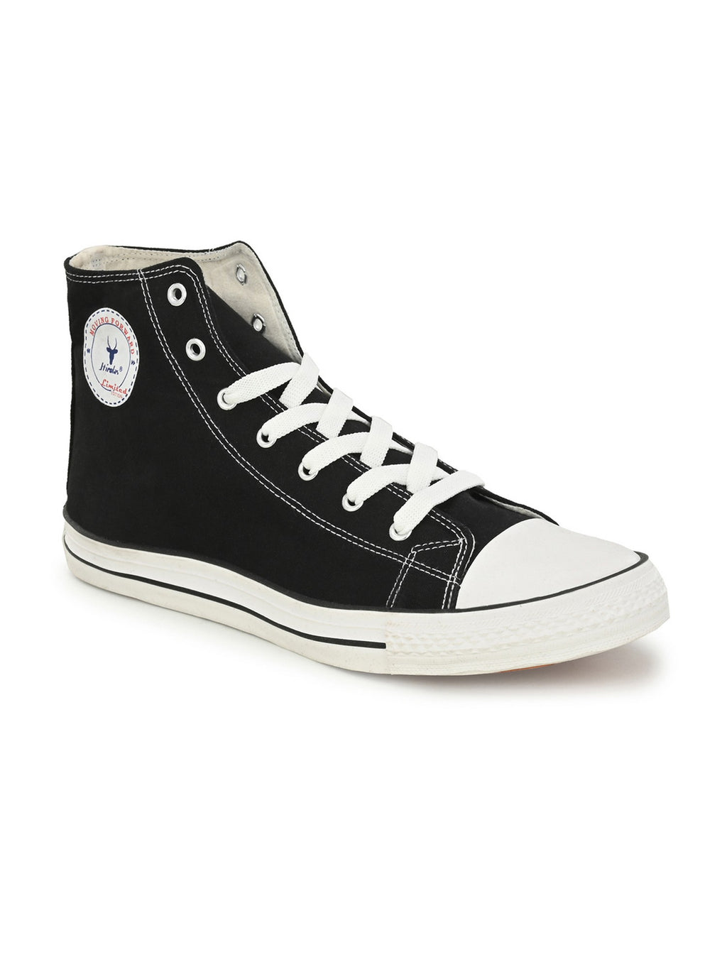 Vulcanised Skateboard Sneakers Shoes for Men  (HRL2077BLK)