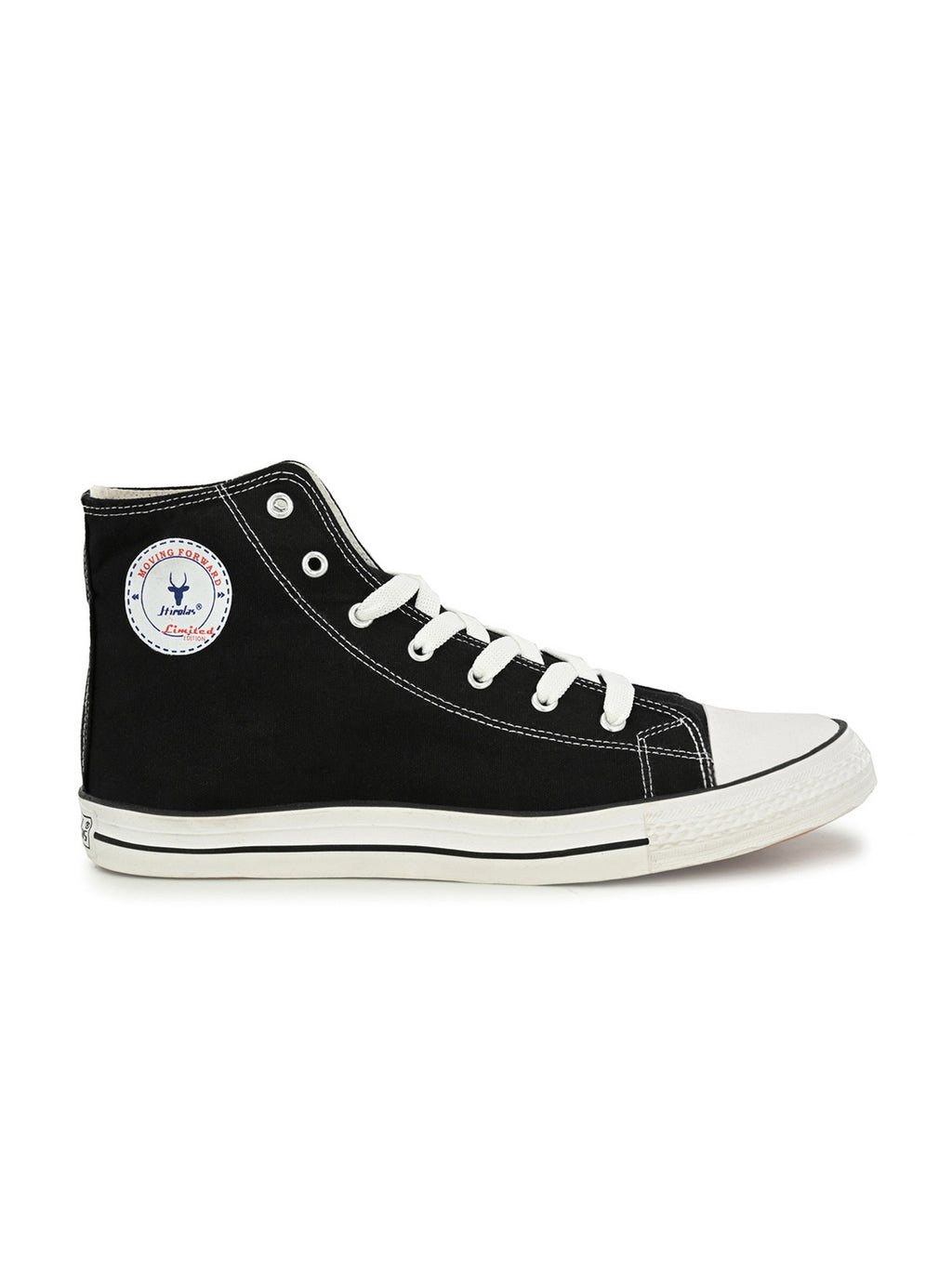 Vulcanised Skateboard Sneakers Shoes for Men  (HRL2077BLK)