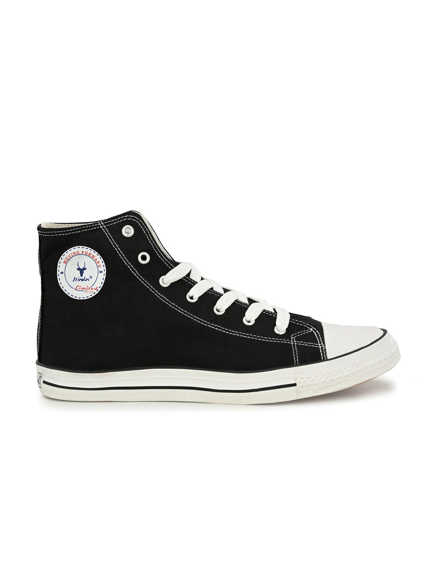 Vulcanised Skateboard Sneakers Shoes for Men  (HRL2077BLK)
