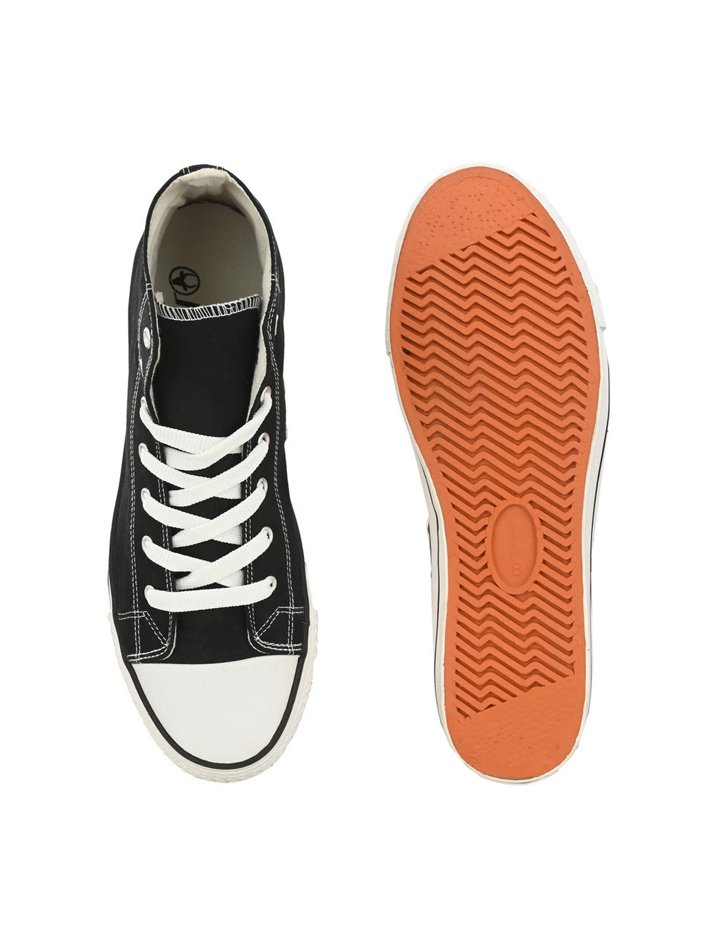 Vulcanised Skateboard Sneakers Shoes for Men  (HRL2077BLK)