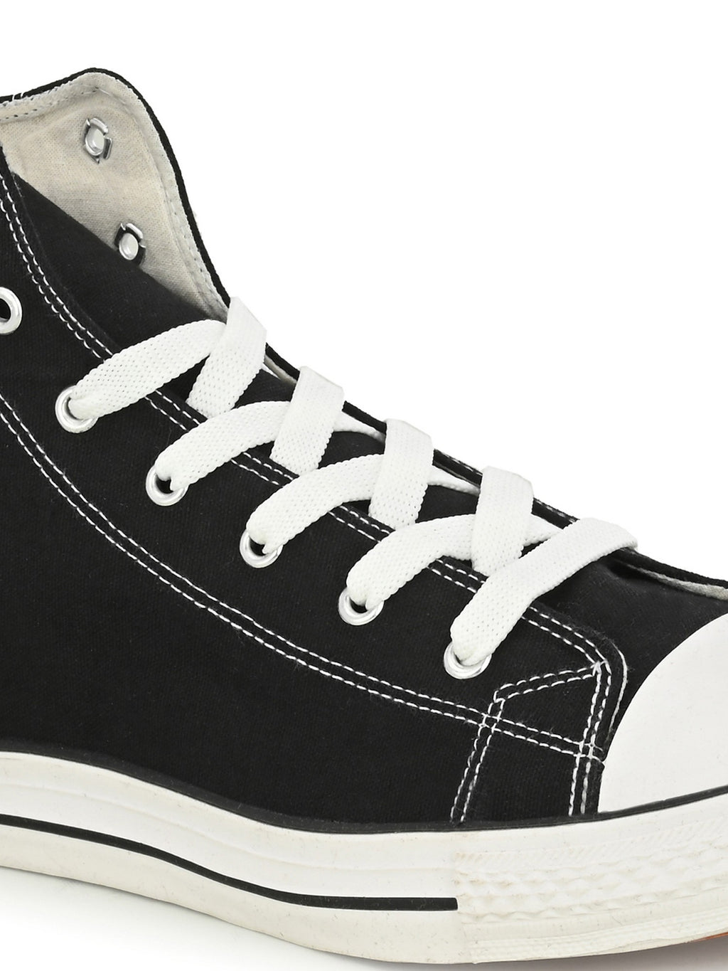 Vulcanised Skateboard Sneakers Shoes for Men  (HRL2077BLK)