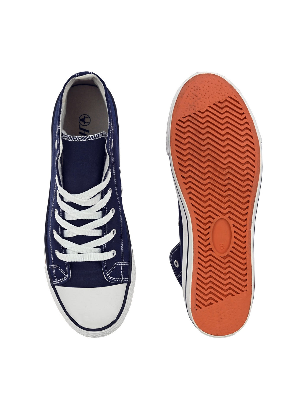 Vulcanised Skateboard Sneakers Shoes for Men - Blue (HRL2077BLU)