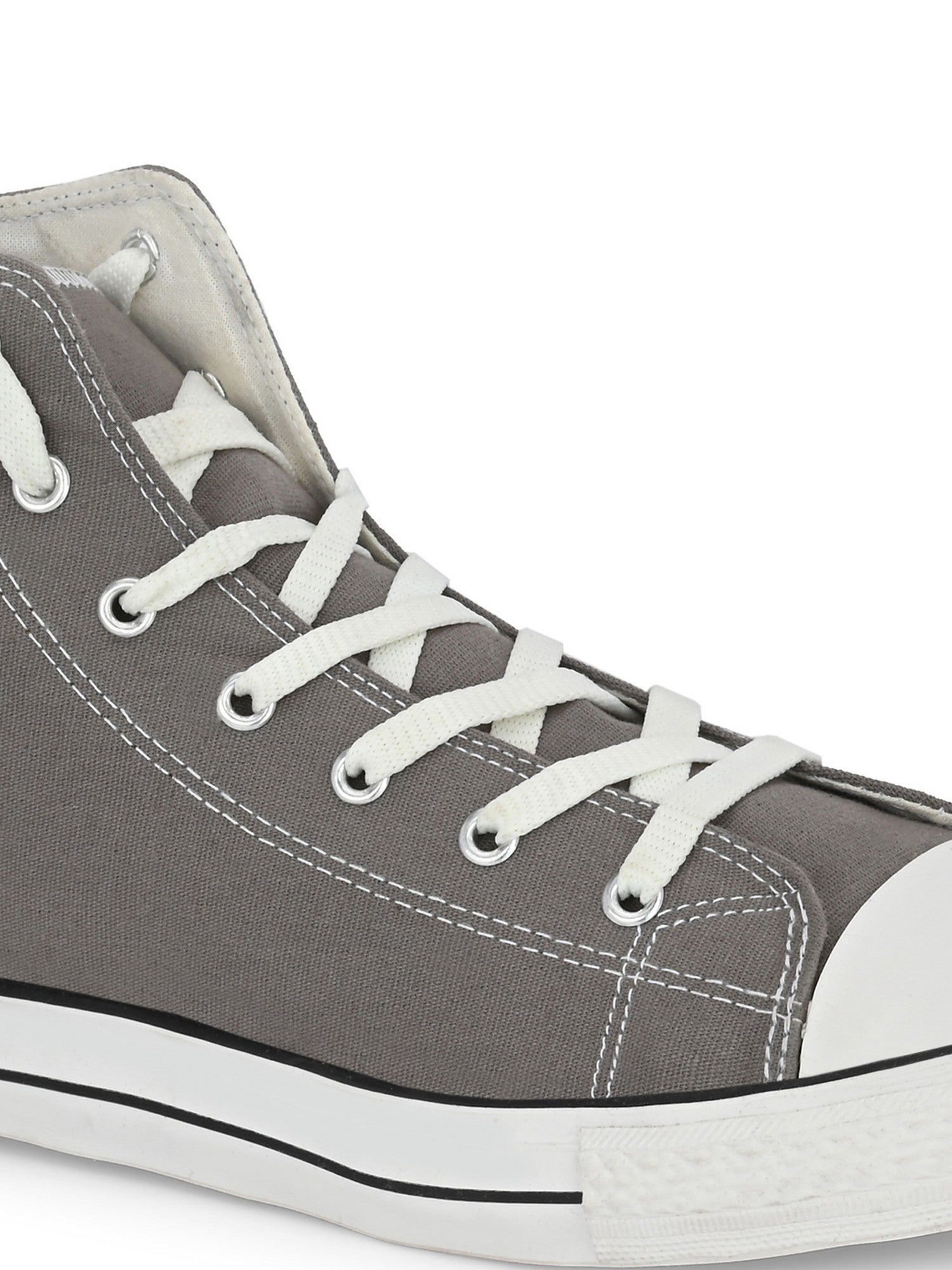 Vulcanised Skateboard Sneakers Shoes for Men - Grey (HRL2077GRY)