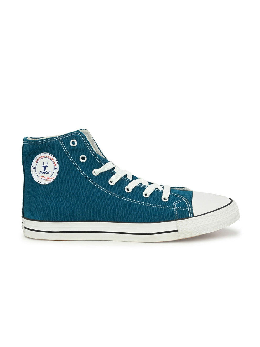 Men's Sea Green Canvas Vulcansied Skateboard Lace Up Ankle Length Sneaker Shoes (HRL2077SGN)