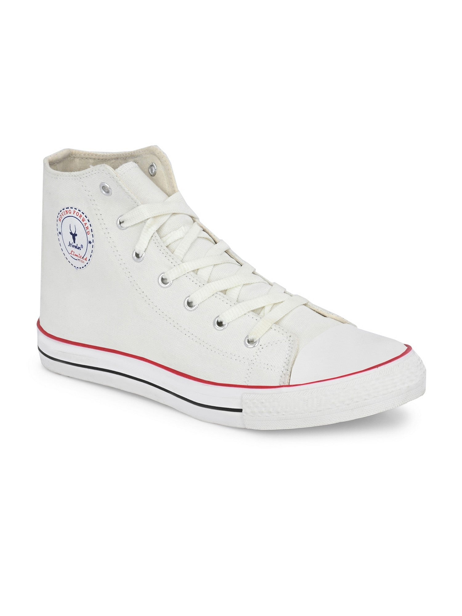 Vulcanised Skateboard Sneakers Shoes for Men - White