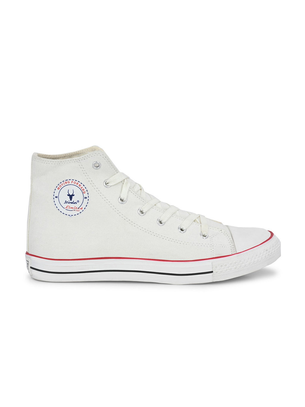 Vulcanised Skateboard Sneakers Shoes for Men - White