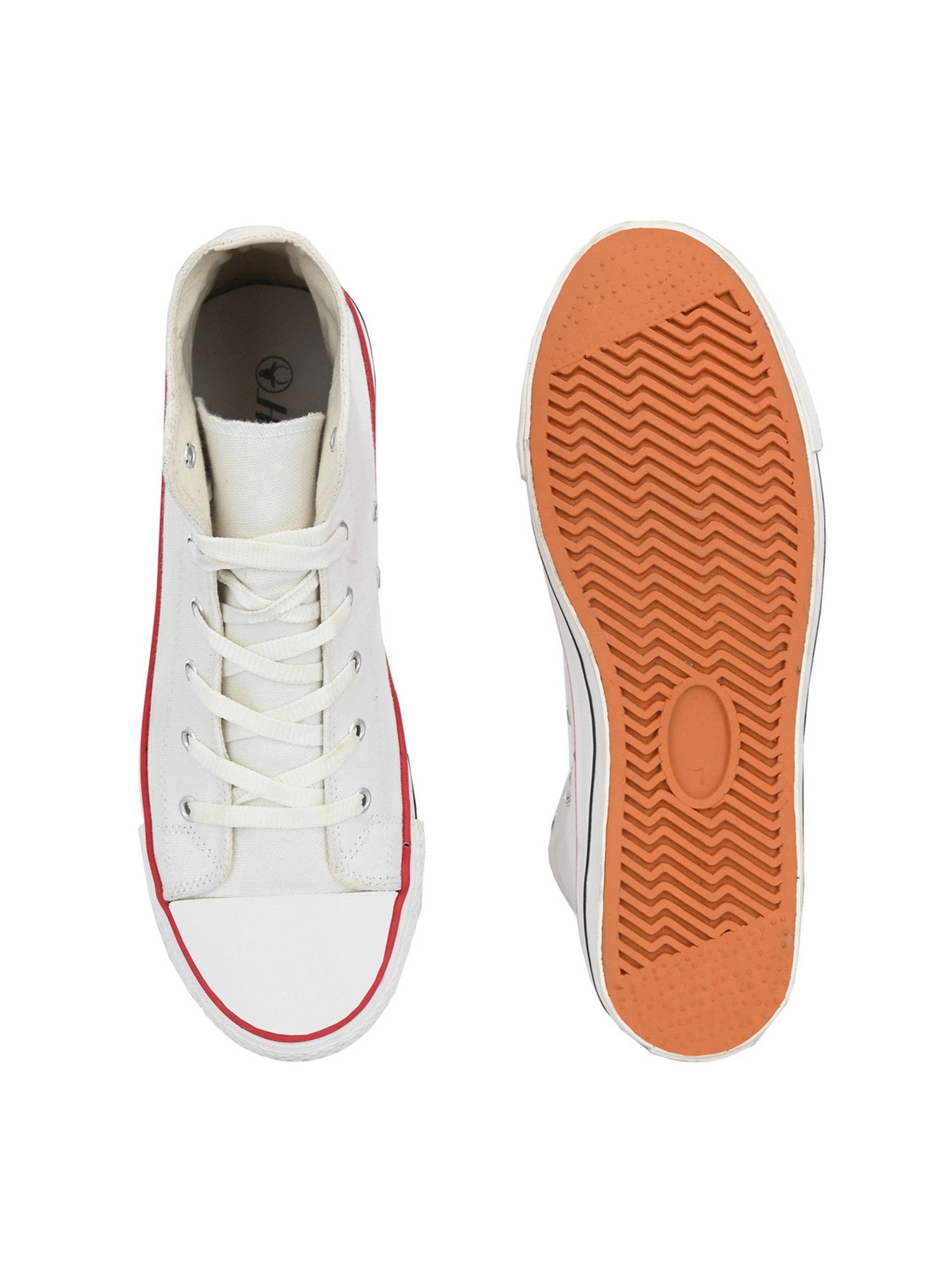 Vulcanised Skateboard Sneakers Shoes for Men - White