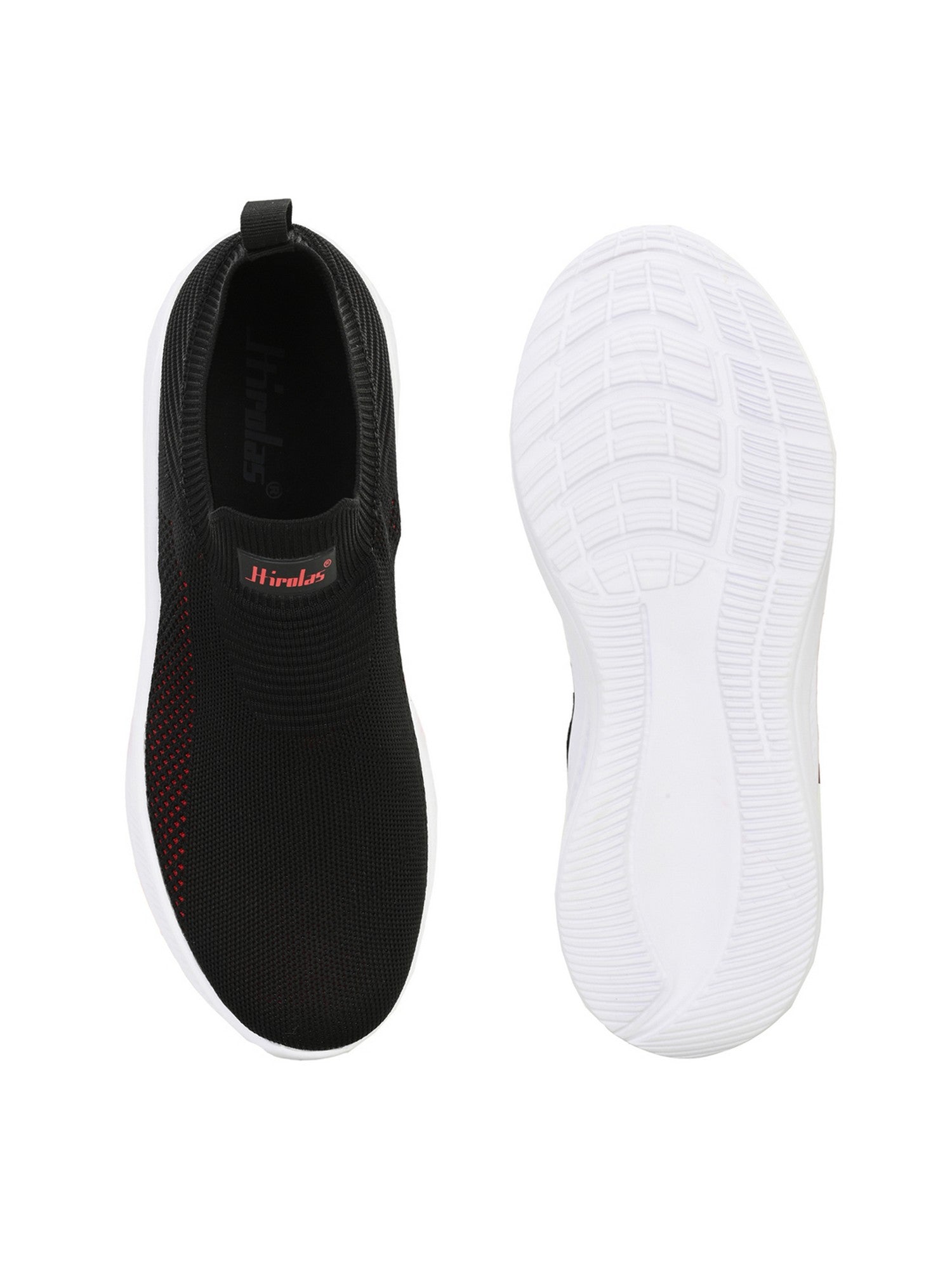 GlideFit Sports Running Shoes.- Blue/Red (HRL2080BLR)