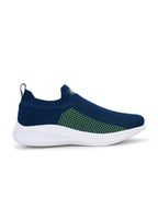 GlideFit Sports Running Shoes.- Blue/Green (HRL2080BUG)