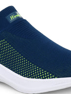 GlideFit Sports Running Shoes.- Blue/Green (HRL2080BUG)