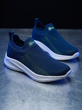 GlideFit Sports Running Shoes.- Blue/Green (HRL2080BUG)