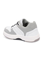 Men Comfort Sneakers - White/Grey (HRL2084GRY)