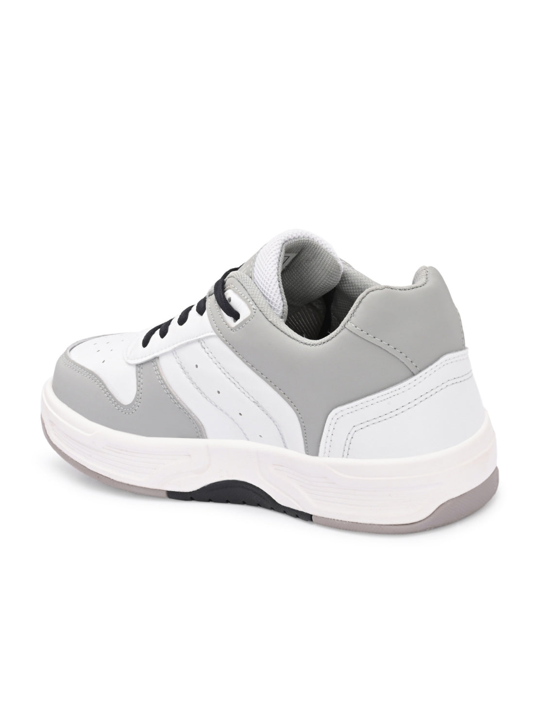 Men Comfort Sneakers - White/Grey (HRL2084GRY)