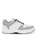 Men Comfort Sneakers - White/Grey (HRL2084GRY)
