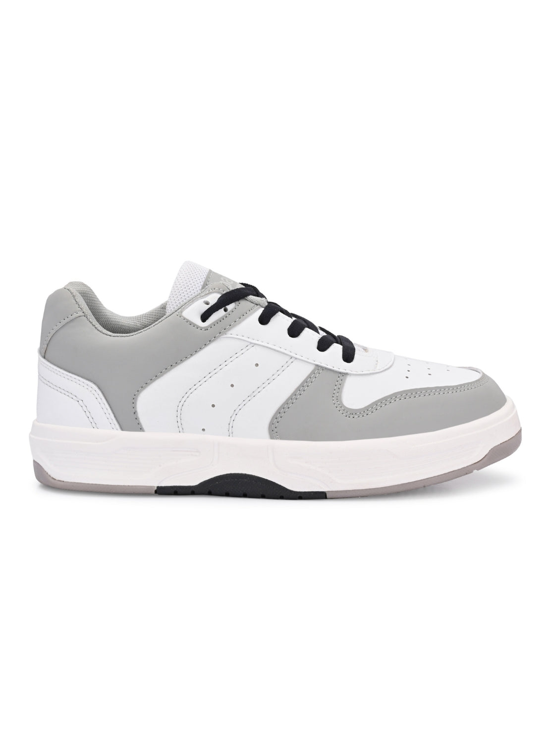Men Comfort Sneakers - White/Grey (HRL2084GRY)