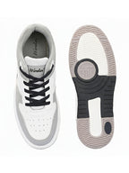 Men Comfort Sneakers - White/Grey (HRL2084GRY)