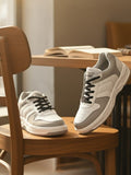 Men Comfort Sneakers - White/Grey (HRL2084GRY)