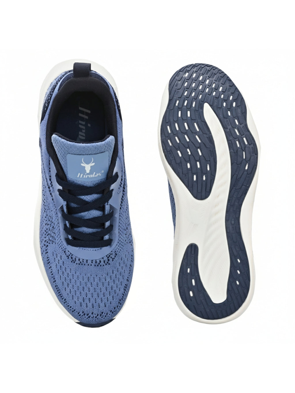 FlexKnit Sports Running Sneakers Shoes. - Blue (HRL2085BlU)