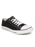 Men's vulcanised Skateboard Sneaker Shoes - Black(HRL2088BLK)