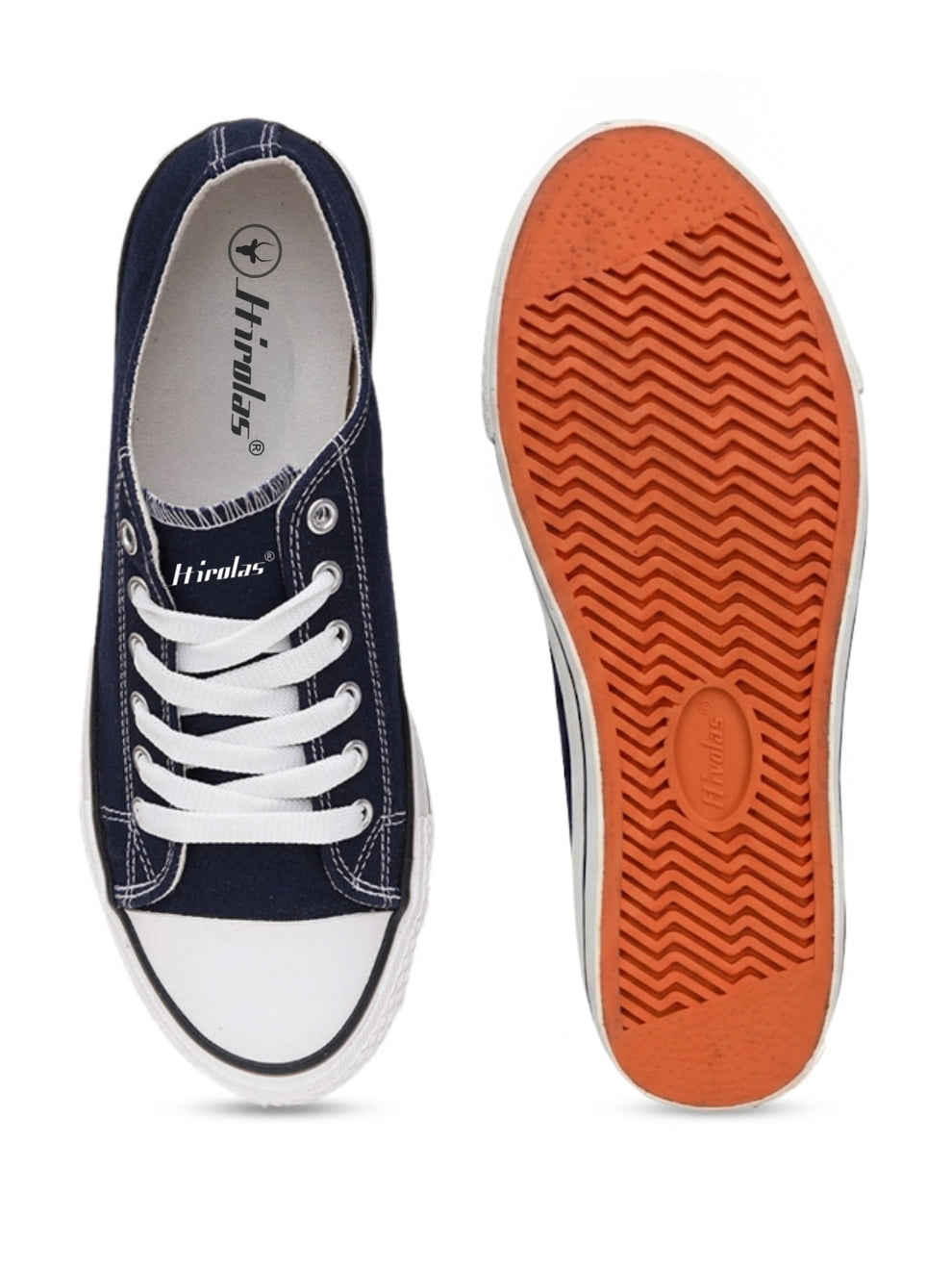 vulcanised Skateboard Sneaker Shoes for Men - Blue (HRL2088BLU)