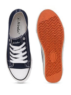 vulcanised Skateboard Sneaker Shoes for Men - Blue (HRL2088BLU)