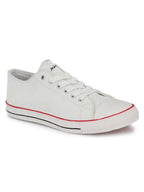 vulcanized Skateboard Sneaker Shoes for Men - White (HRL2088WHT)