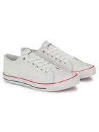 vulcanized Skateboard Sneaker Shoes for Men - White (HRL2088WHT)