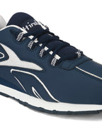 Multi Sport Shock Absorbing Walking  Running Fitness Athletic Training Gym Fashion Sneaker Shoes - Blue (HRL2089BLU)