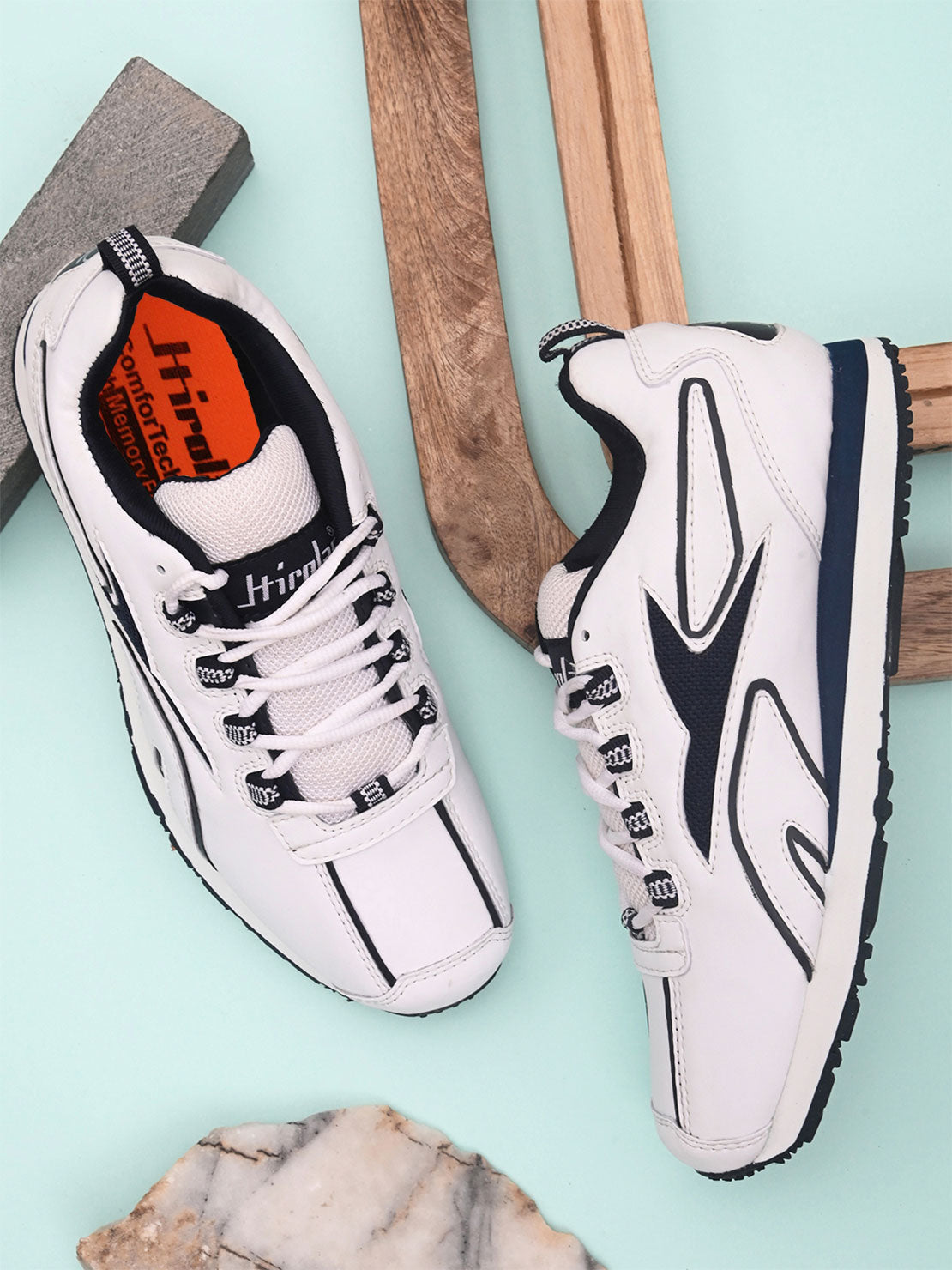 Multi Sport Shock Absorbing Walking  Running Fitness Athletic Training Gym Fashion Sneaker Shoe (HRL2089WHT)