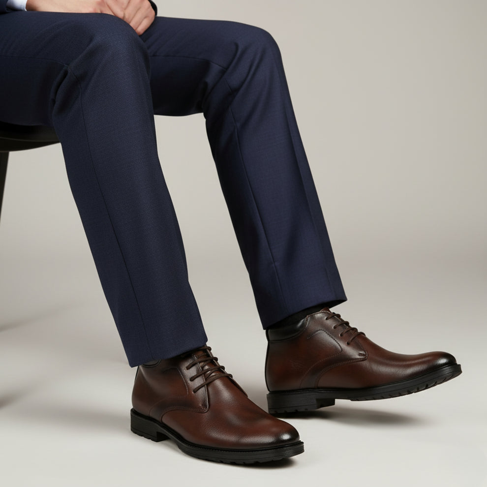 Men's Street line Brown Ankle Boots