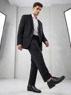 TokyoSole Regal Wingtip Oxford Shoes for Men (HRLFR002BLK)