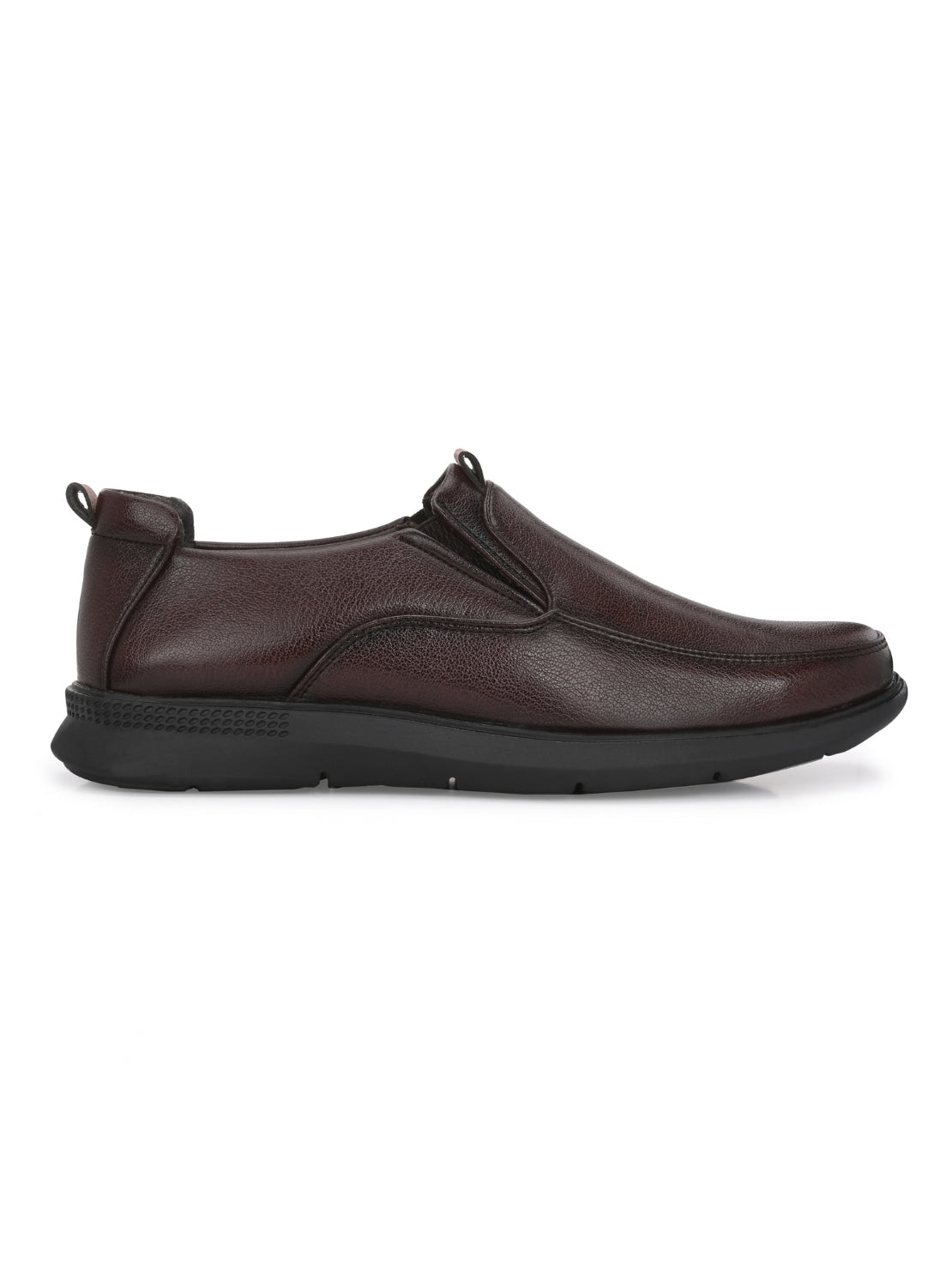 TokyoSole Brown Slip-On Formal Shoes (HRLFR007BRN)