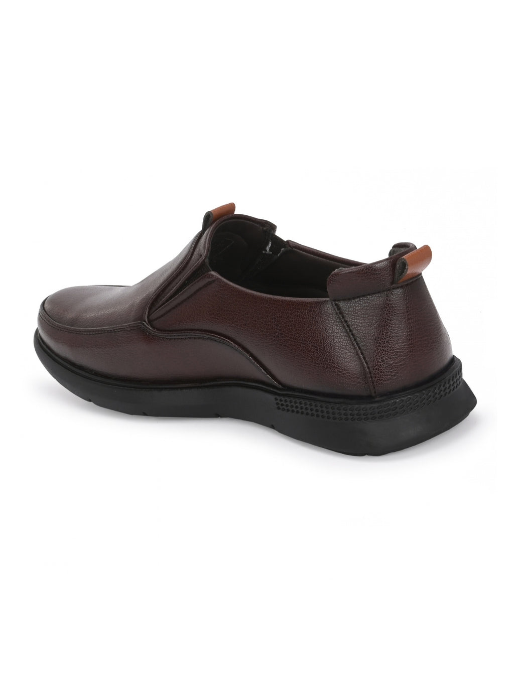 TokyoSole Brown Slip-On Formal Shoes (HRLFR007BRN)