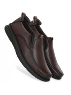 TokyoSole Brown Slip-On Formal Shoes (HRLFR007BRN)