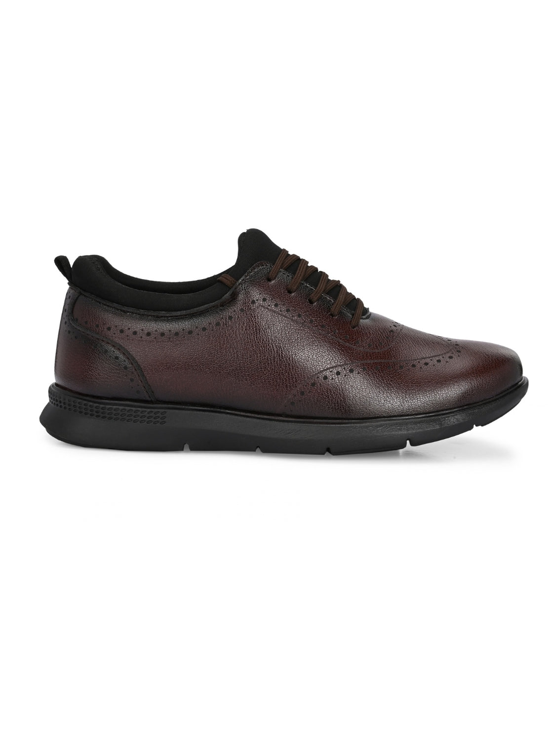TokyoSole Heritage Burnished Oxford Shoes for Men (HRLFR010BRN)