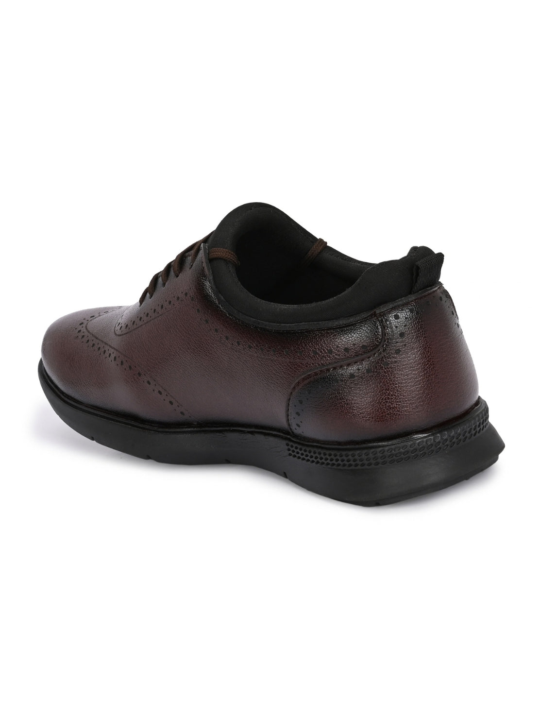TokyoSole Heritage Burnished Oxford Shoes for Men (HRLFR010BRN)