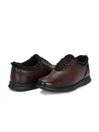 TokyoSole Heritage Burnished Oxford Shoes for Men (HRLFR010BRN)