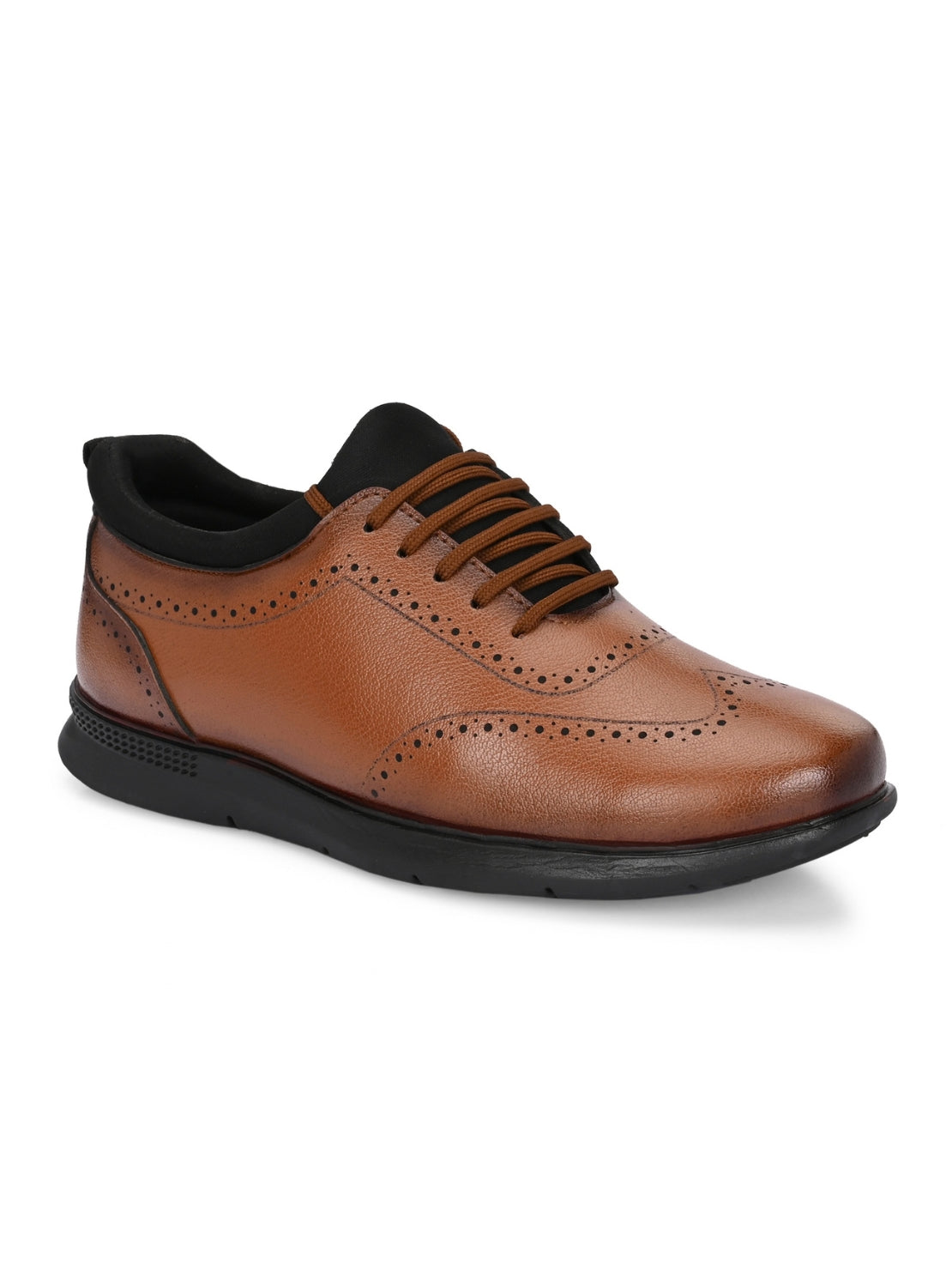 Men’s Premium Brown Oxford Dress Formal Shoes ( HRLFR010TAN)